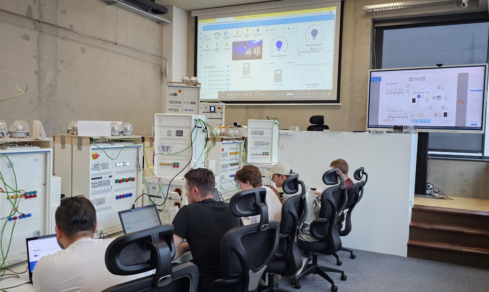 KNX Schulung im KNX Trainingcenter in Kaart bei Düsseldorf